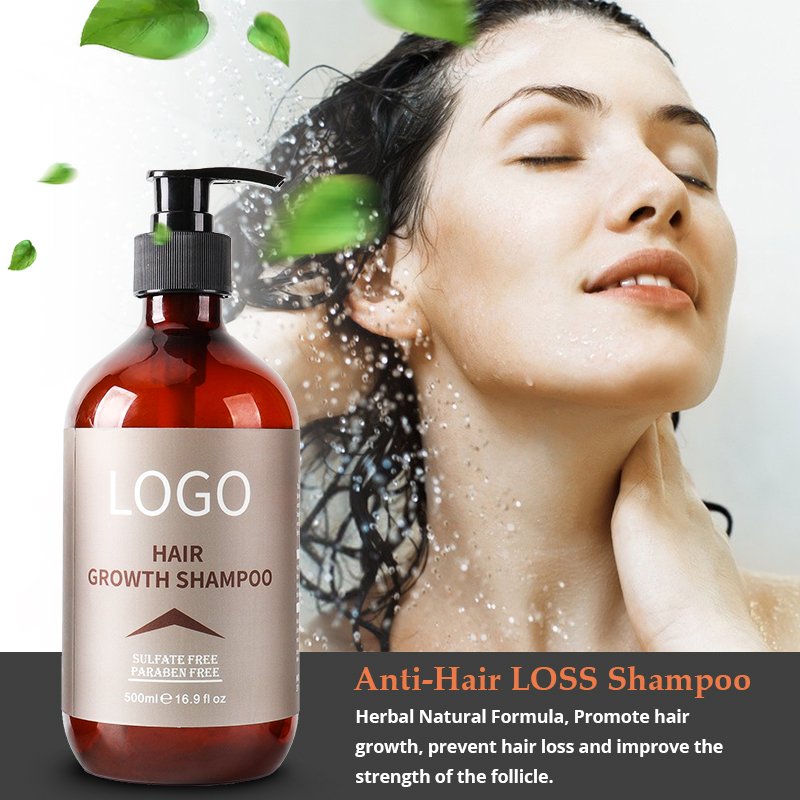 Custom Logo Rice Water Hair Growth Shampoo Biotin Infused Hairs Soothing Nourish Anti Hair Loss Rice Shampoo For Men And Women