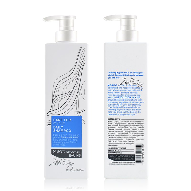 780ml Silky Hair Shampoo And Conditioner Set Clear Fragrance Enhance Hair Elasticity Hair Shampoo