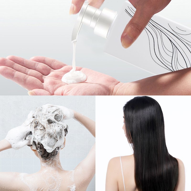 780ml Silky Hair Shampoo And Conditioner Set Clear Fragrance Enhance Hair Elasticity Hair Shampoo