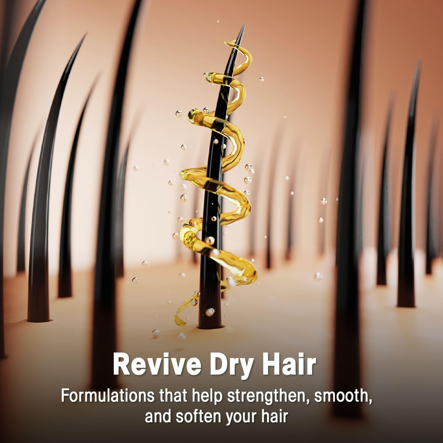 Green tea shampoo and conditioner set moisturizes and removes dandruff