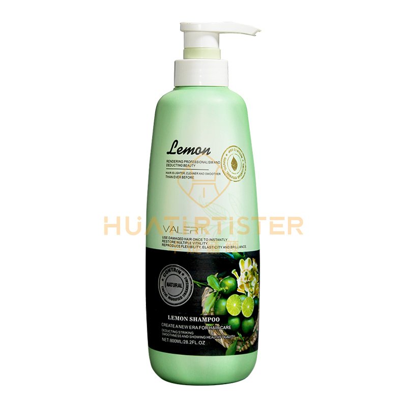 Huati Sifuli VALERT 800ml Lemon Private Label Lemon Mint Refreshing Smoothing herbal Hair Shampoo and Conditioner