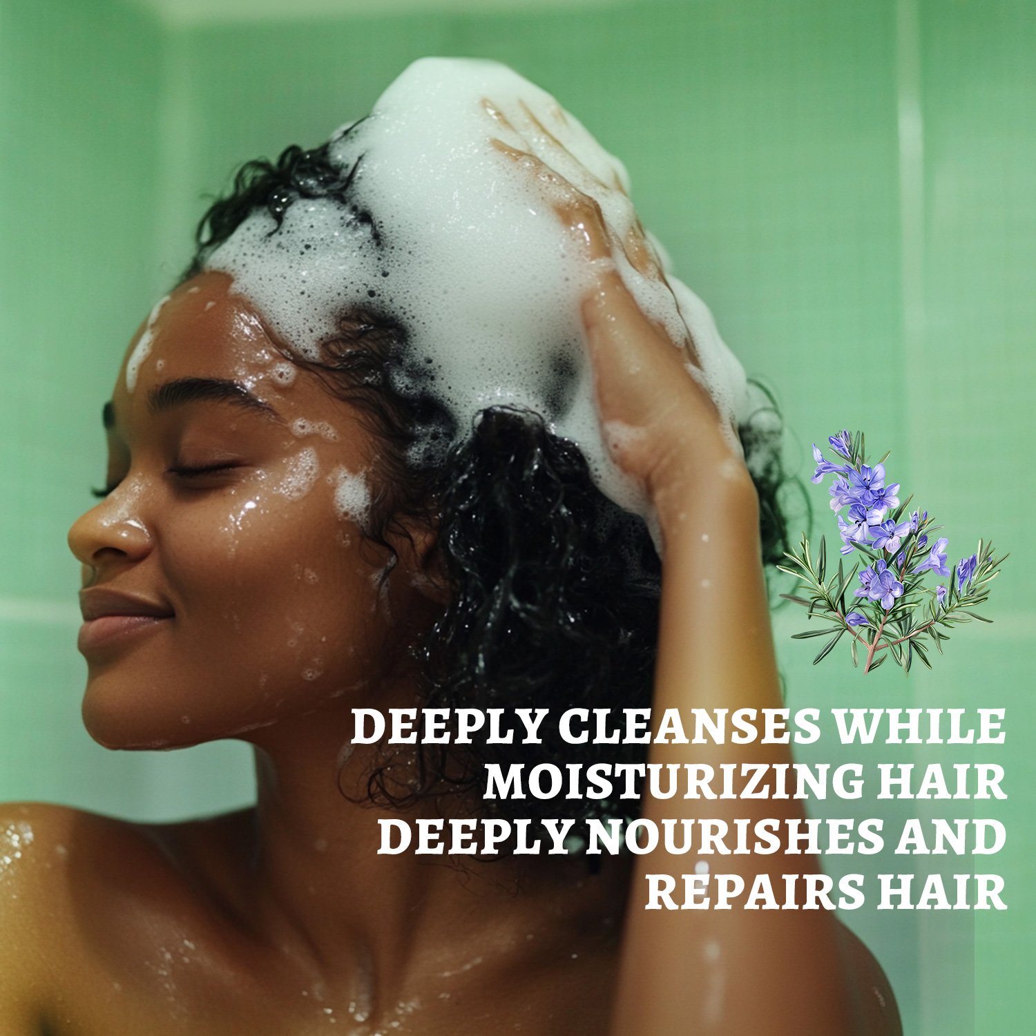 Best Selling Rosemary Shampoo Refining Nourishing Shampoo Suitable For All Hair Types 200Ml