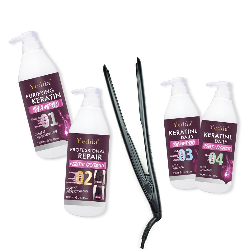 Hot Sale Sulfate Free Formaldehyde Free keratin hair shampoo and conditioner low price