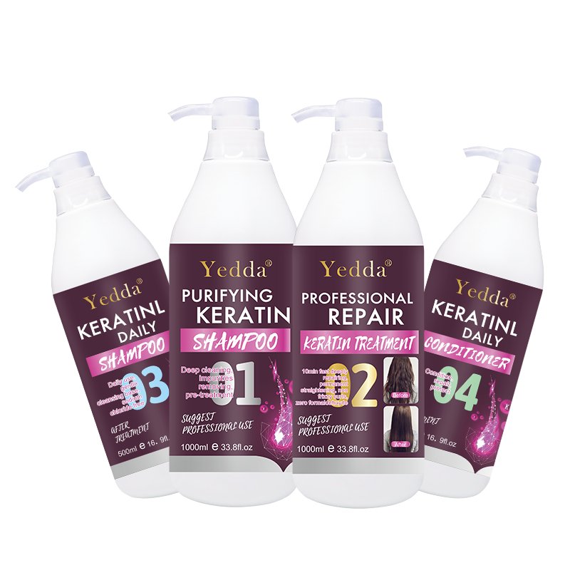 Hot Sale Sulfate Free Formaldehyde Free keratin hair shampoo and conditioner low price
