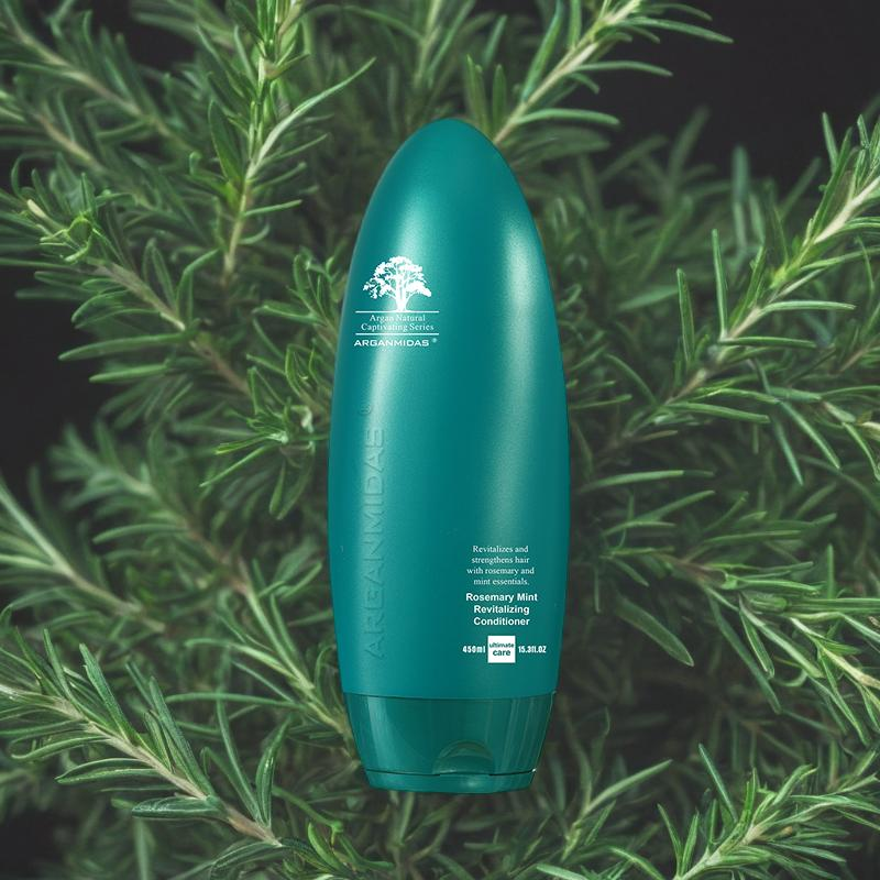 Arganmidas bio men private label peppermint sulfate free rosemary mint shampoo and conditioner for Oily Hair
