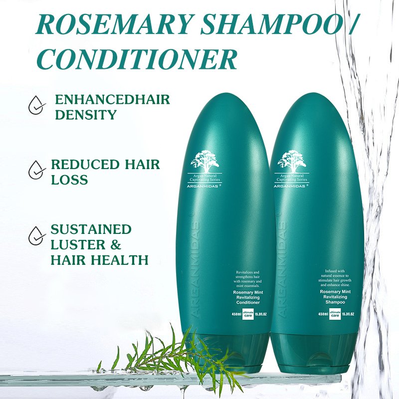 Arganmidas bio men private label peppermint sulfate free rosemary mint shampoo and conditioner for Oily Hair