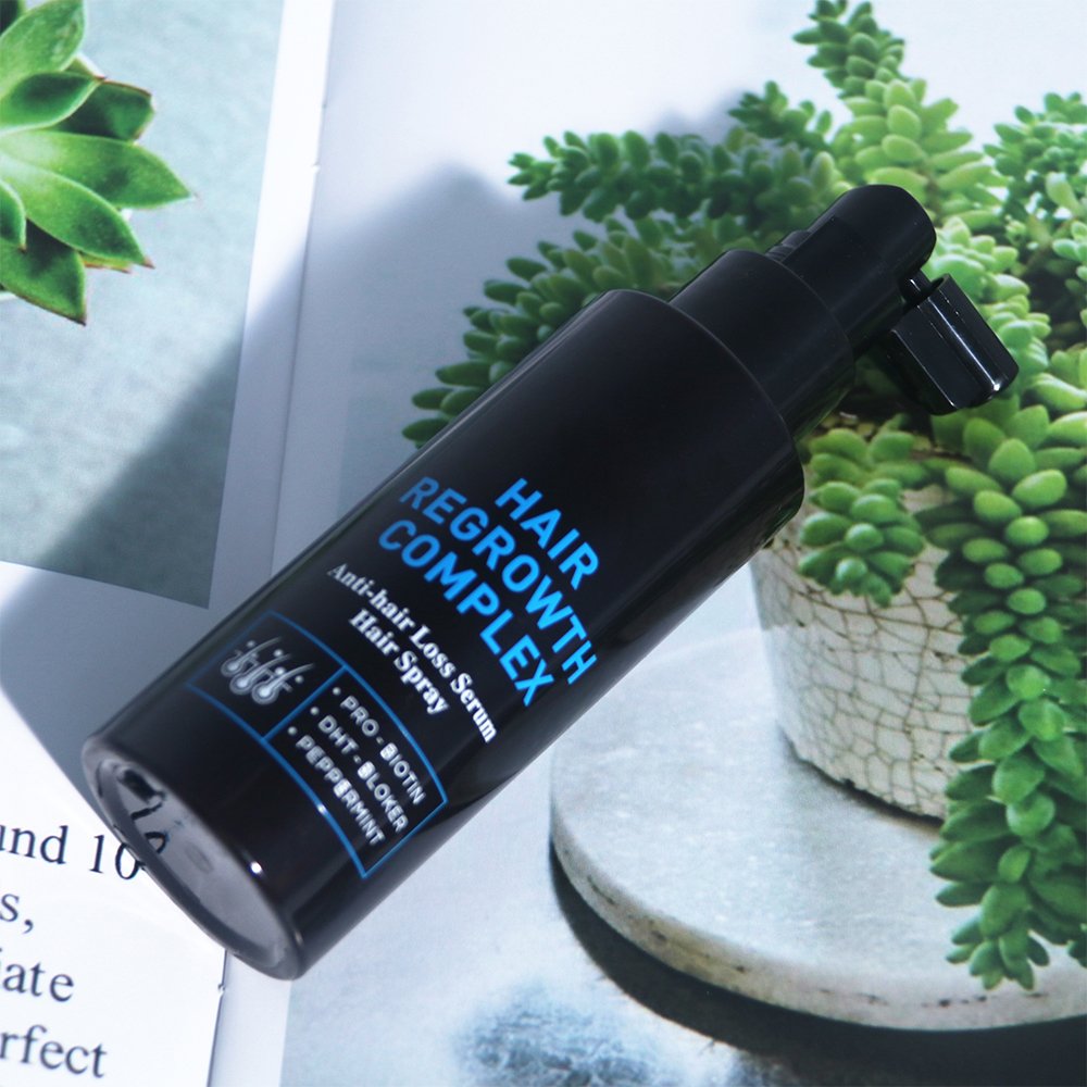 BUNEE 60ml OEM Biotin DHT- Blocker Peppermint HAIR regrowth treatment hair growth serum Tonic oil