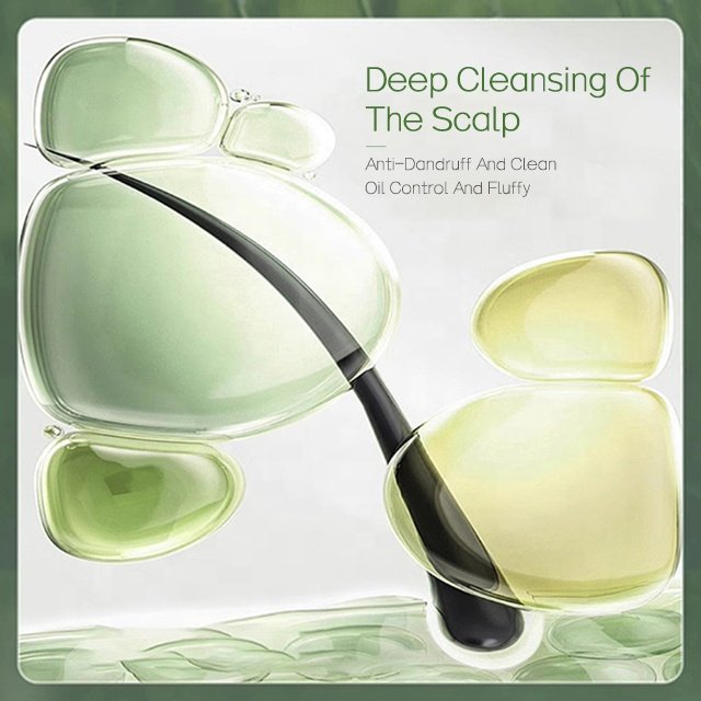 Wholesale Private Label Gentle Clean Mint Scalp Soothing Dandruff Control Shampoo Scalp Relief Anti-Dandruff Shampoo