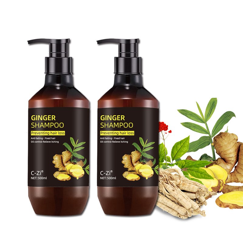 Free brand ginger anti stripping shampoo, dandruff removal and oil control ginger shampoo