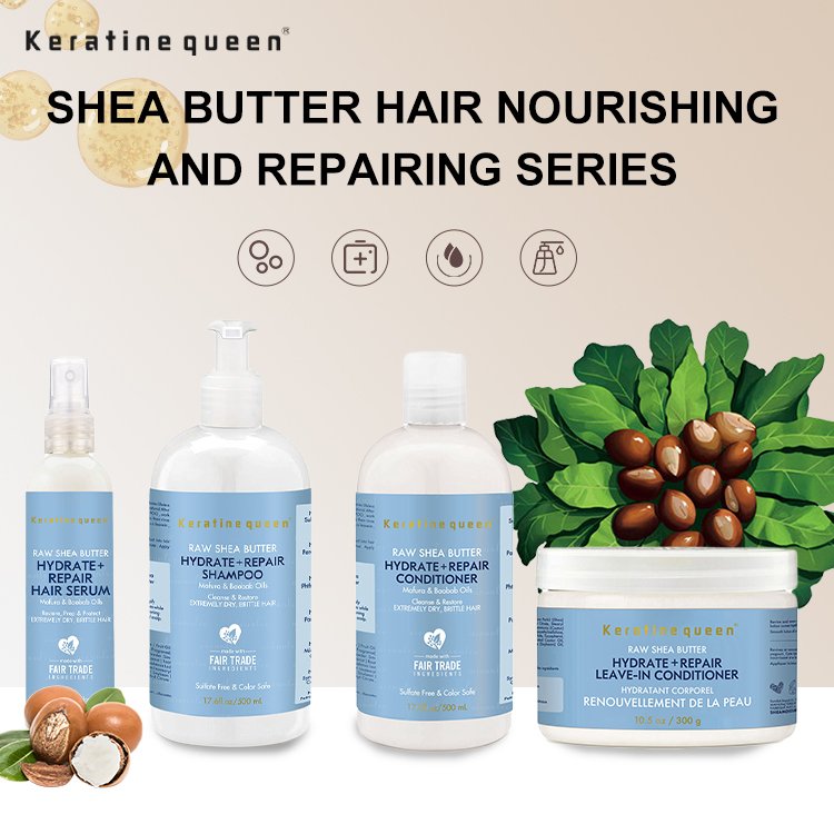 High Quality Shea Butter shampoo hair product natural Shea Butter hair shampoo conditioner