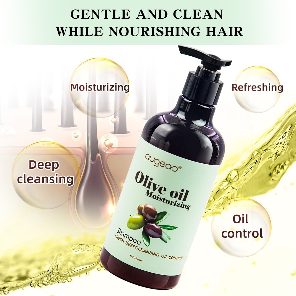 Wholesale oem factory hair care product good smell hair care product natural nourishing organic moisture olive oil hair shampoo