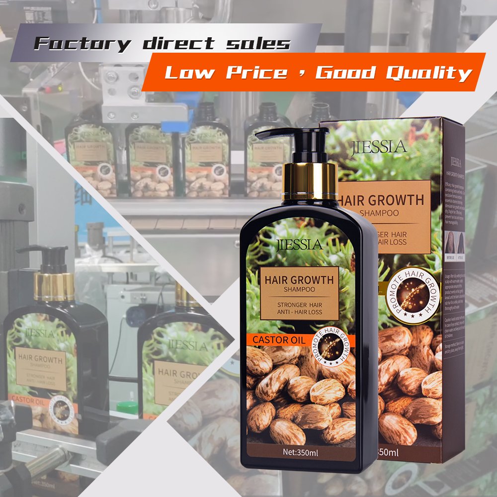 Hair Growth Shampoo And Conditioner Private Label Professional Salon Products ginger Castor Oil organic hair growth shampoo