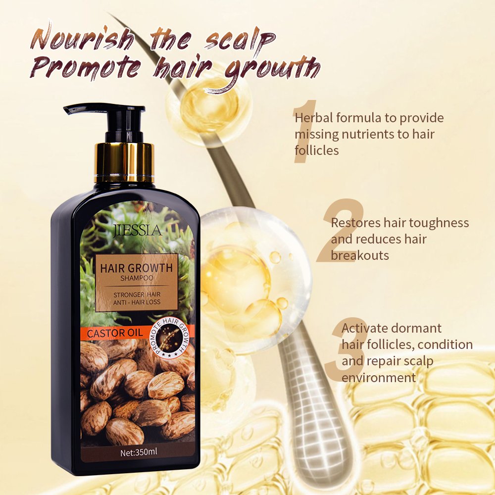 Hair Growth Shampoo And Conditioner Private Label Professional Salon Products ginger Castor Oil organic hair growth shampoo