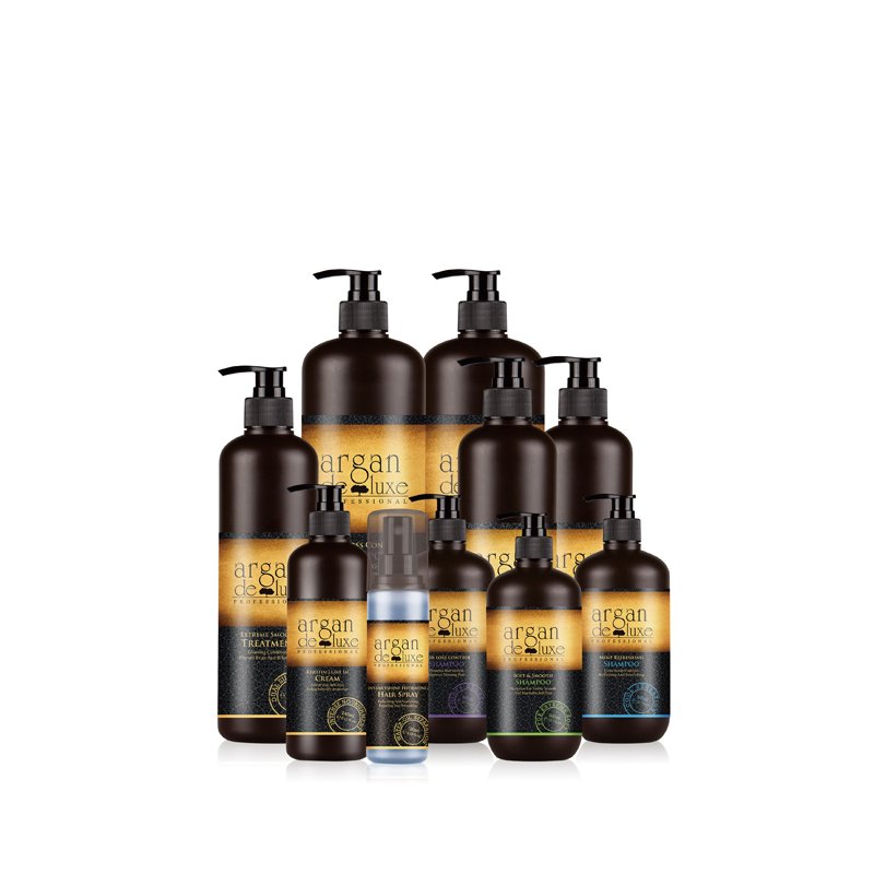 private label Argan deluxe 300ml bottles shampoo with argan oil