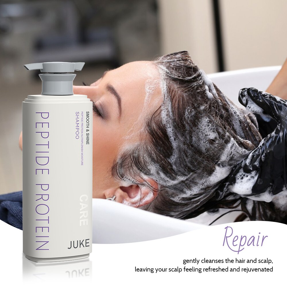 Natural Organic Peptide Protein Shampoo and Conditioner JUKE Customized Hydrating Shampoo Manufacturer