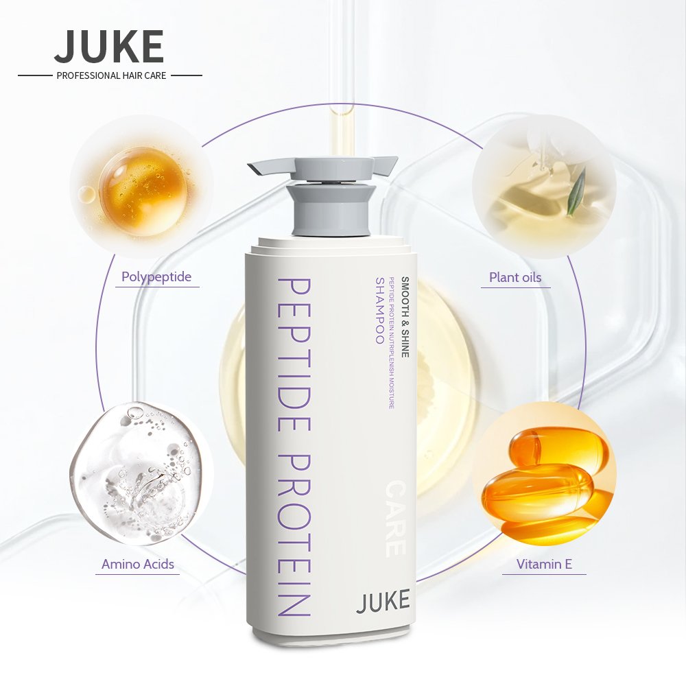 Natural Organic Peptide Protein Shampoo and Conditioner JUKE Customized Hydrating Shampoo Manufacturer