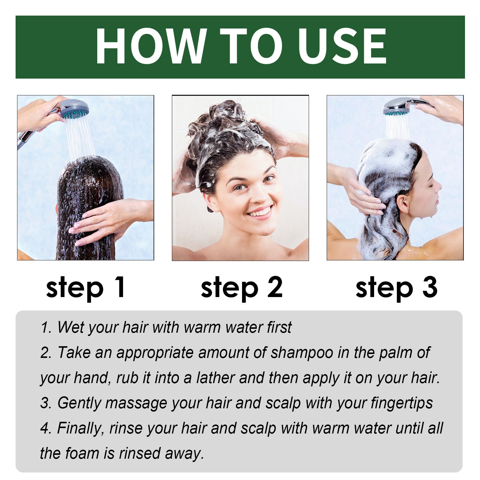 South Moon Prevent Hair Fall Anti Hair Loss Natural Plant Hair Shampoo 200ml