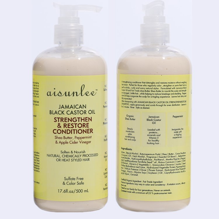 Shampoo Manufacturer Strengthen & Restore Hair Products Jamaican Black Castor Oil Shampoo Conditioner