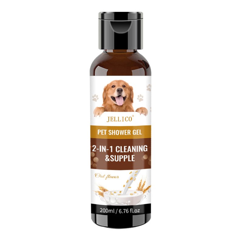 Dog Shampoo and Body Wash 2 In 1 for Soothing Anti-Itch Hair Loss Moisturizer Deodorizing and Fragrance-enhancing Bath Liquid