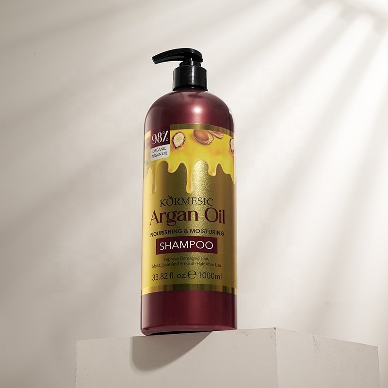 KORMESIC Hot sales Argan oil Silky and Soft Hair Care Refreshing Oil Control Argan oil Shampoo