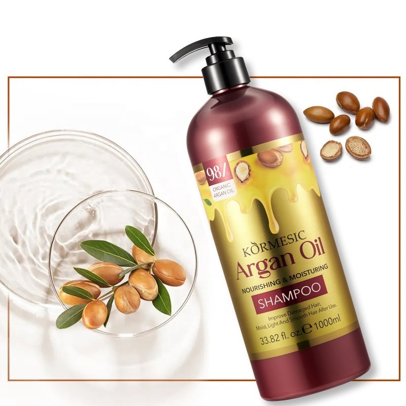 KORMESIC Hot sales Argan oil Silky and Soft Hair Care Refreshing Oil Control Argan oil Shampoo