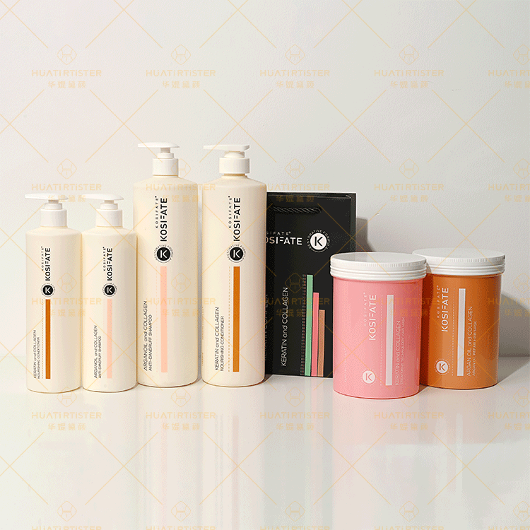 RTS Huati Sifuli KOSIFATE anti-dandruff 500ml Luxury Sulphate Free Vegan Natural Organic Argan Oil Hair Shampoo and Conditioner