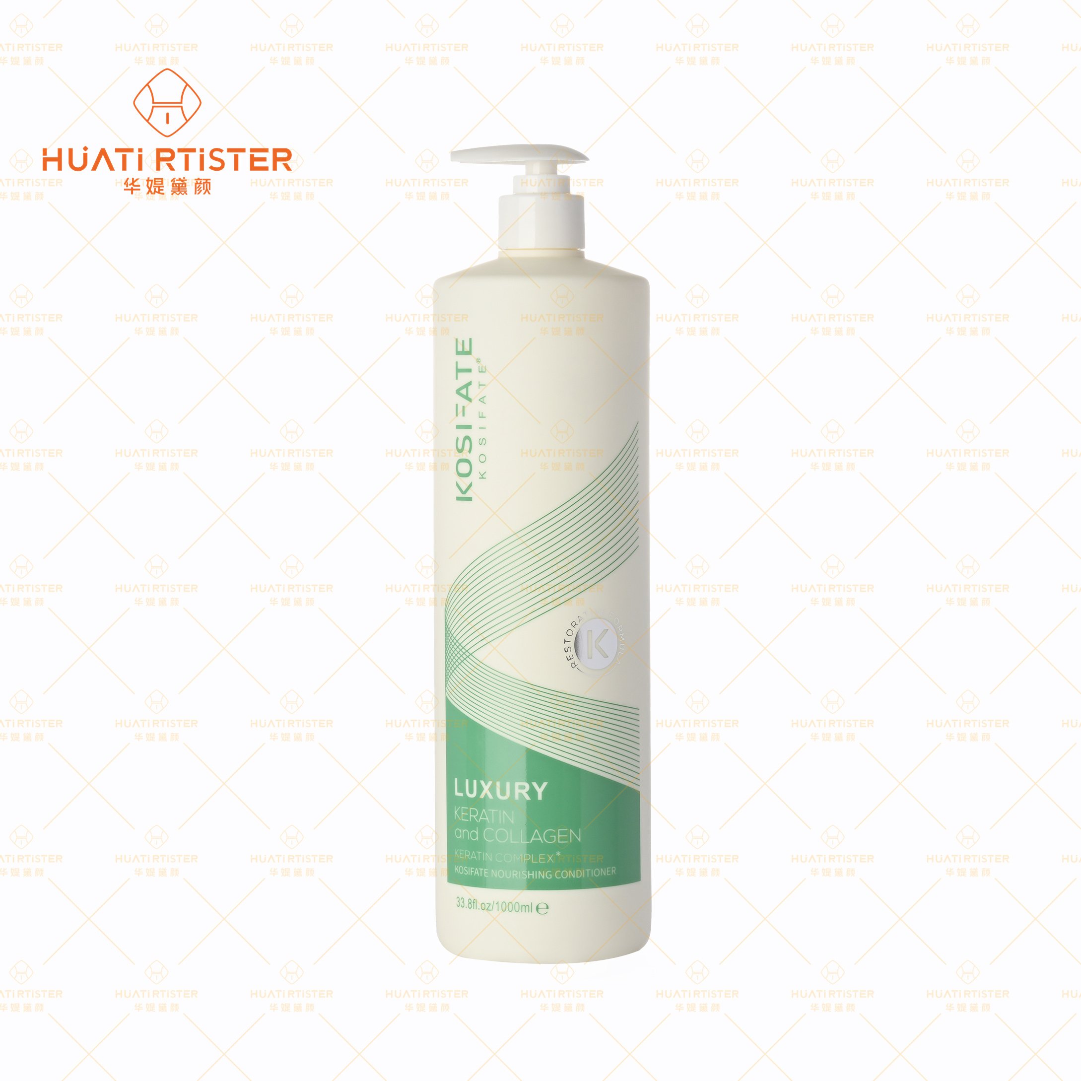 RTS Huati Sifuli KOSIFATE anti-dandruff 500ml Luxury Sulphate Free Vegan Natural Organic Argan Oil Hair Shampoo and Conditioner