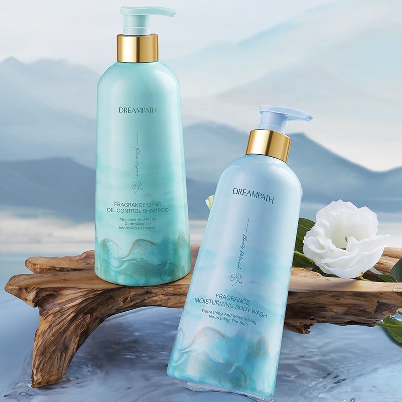 Private Label Shampoo & Body Wash Personal Care Set Hyaluronic Acid Keratin Cleansing Hydration Fragrance Hair & Body Care Set