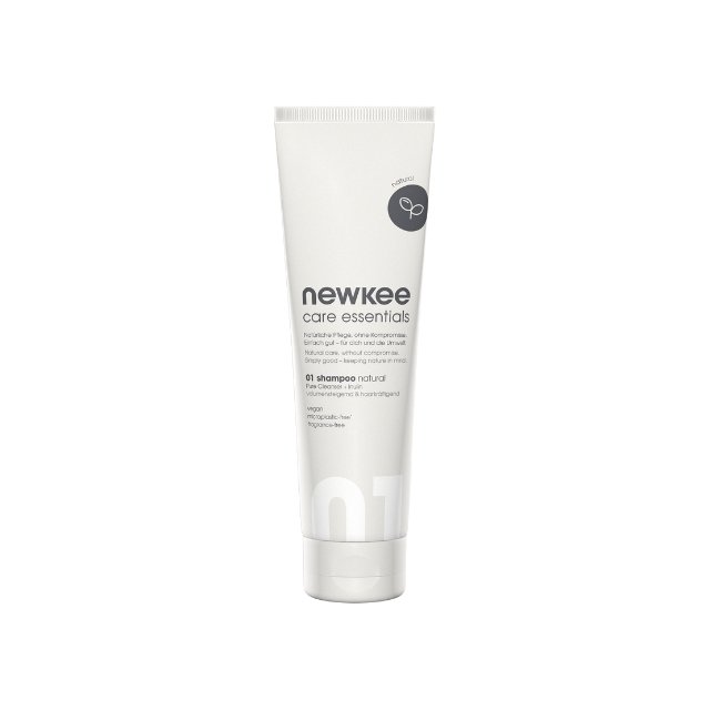 Newkee Unisex Care Essentials Mild Shampoo Free from Perfume Fragrances Natural Formula Gel Form Excellent Offer for Adults