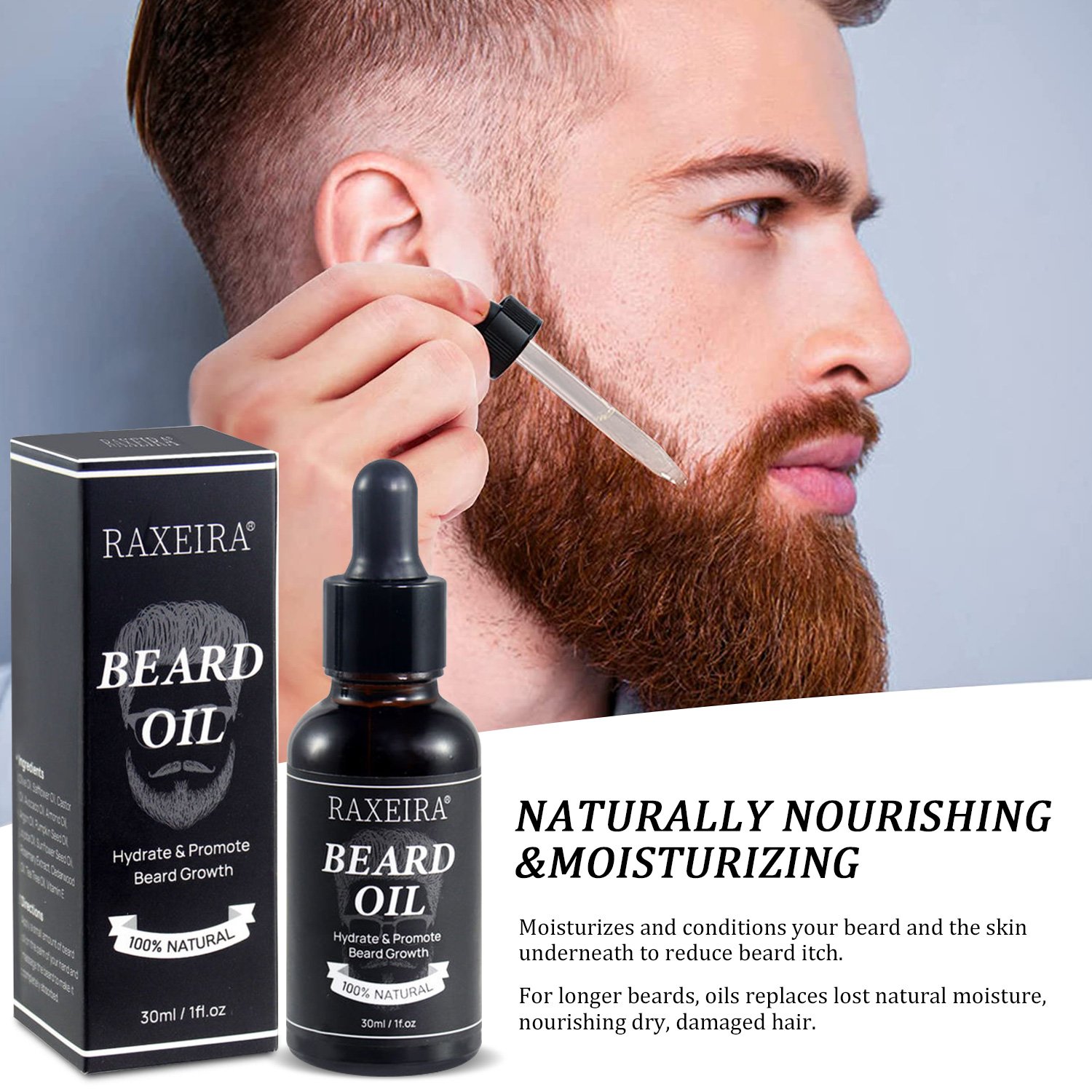 Customize Logo Mens Beard Growth Oil Products Hair Care OEM/ODM Professional Manufacturing Beard Oil Growth