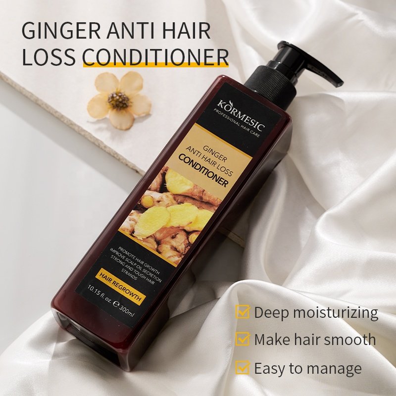 KORMESIC Hot sales Ginger Extract Nourish Oil Control Deep Moisturizing Dandruff Shampoo hair conditioner