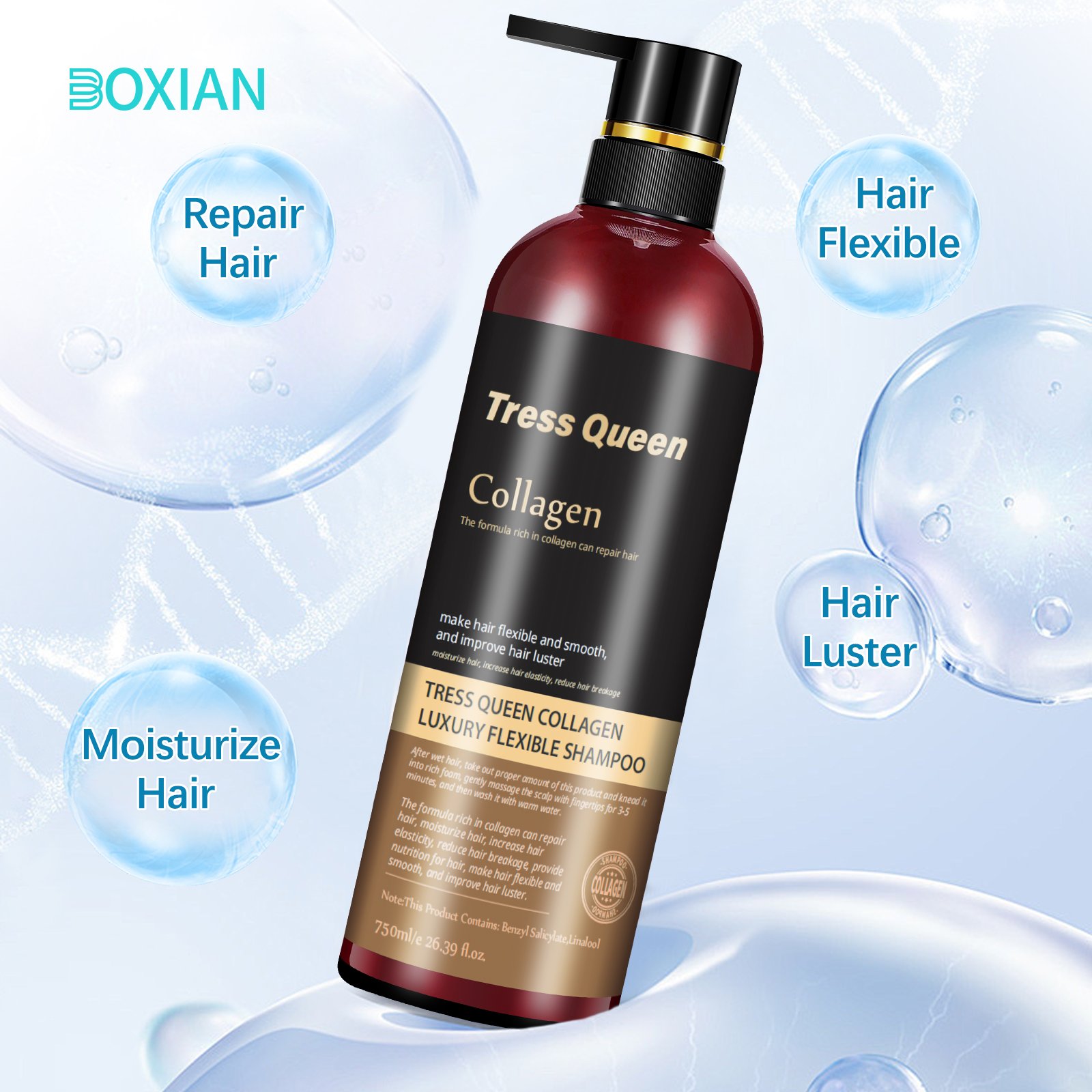 Private Label Hair Care Anti Hair Loss Fall Prevent Growth Ginseng Shampoo hair shampoo