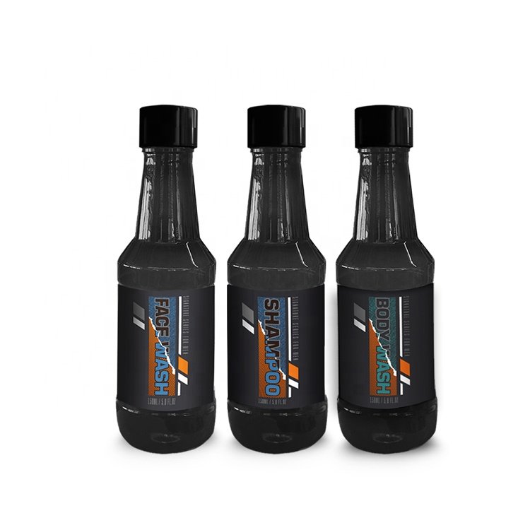 New design luxury cosmetic special cleaning face wash and hair shampoo personal care set for man