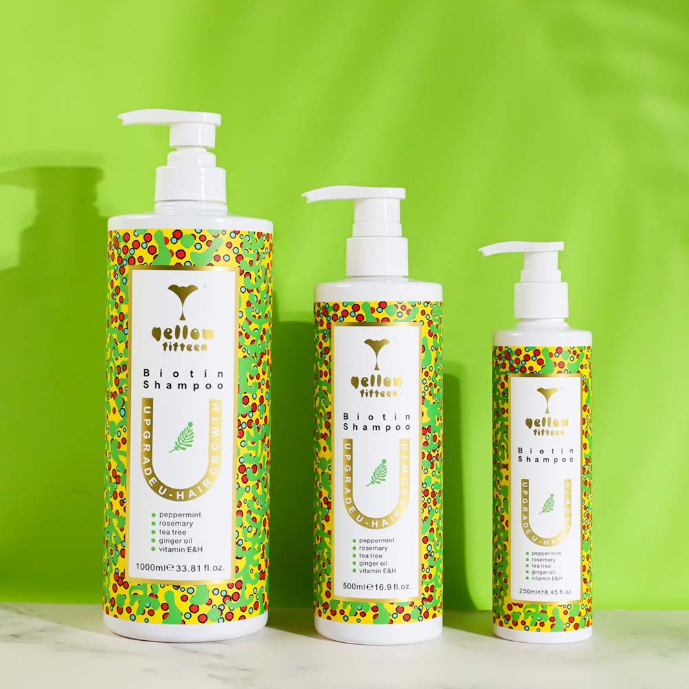Wholesale rosemary hair products moisturizing treatment ginger nourishing biotin tea tree oil hair growth shampoo