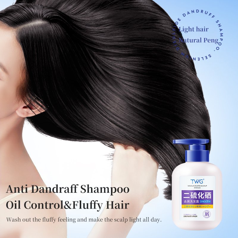 TWG Shampoo for Dandruff Hair Oil Control men shampoo Anti Itching Disulfide Anti Dandruff Shampoo