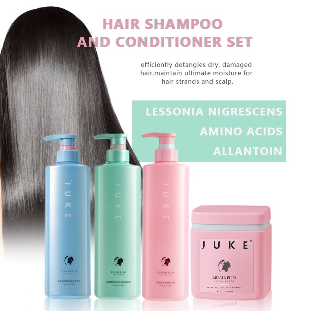 High Quality Customized Hair Care Product Manufacturer Sulfate Free Shampoo and Conditioner with Seaweed Extract