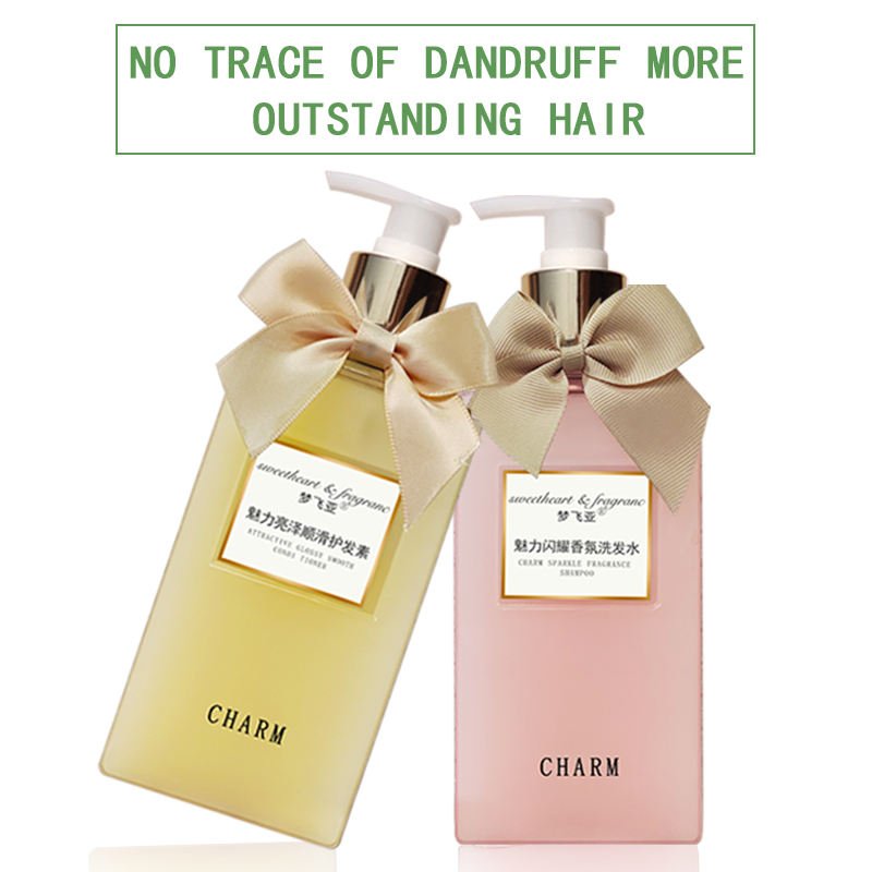 Private Label Lasting-Cute bow girl heart care set Fragrance Hair Care Conditioner Moisturizing Shampoo and body wash set