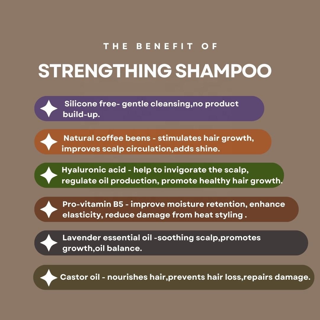 2 in 1 original coffee been hair shampoo protect weak hair nourishing hair