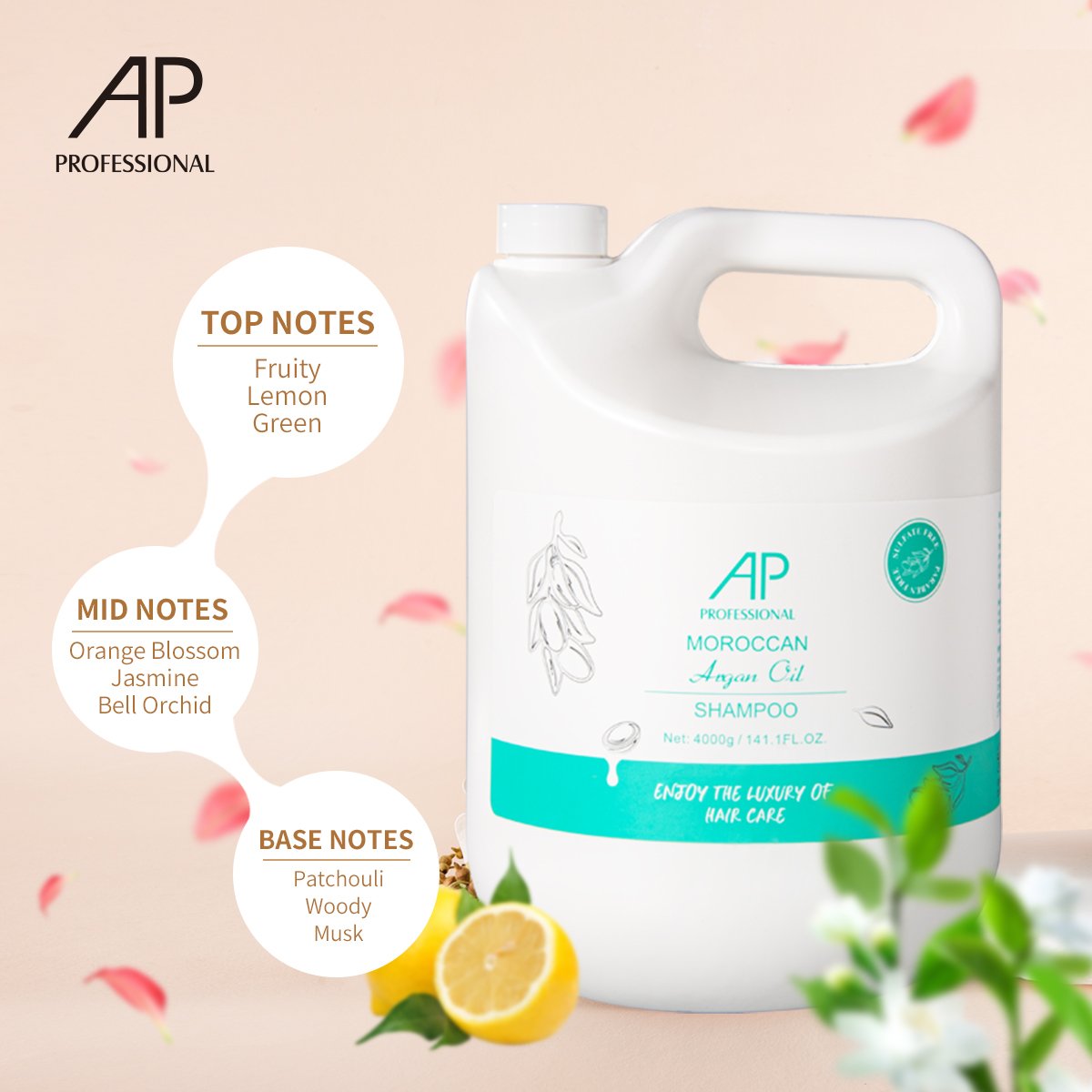 Wholesale Salon hair shampoo in bulk sulfate free gallon bulk shampoo