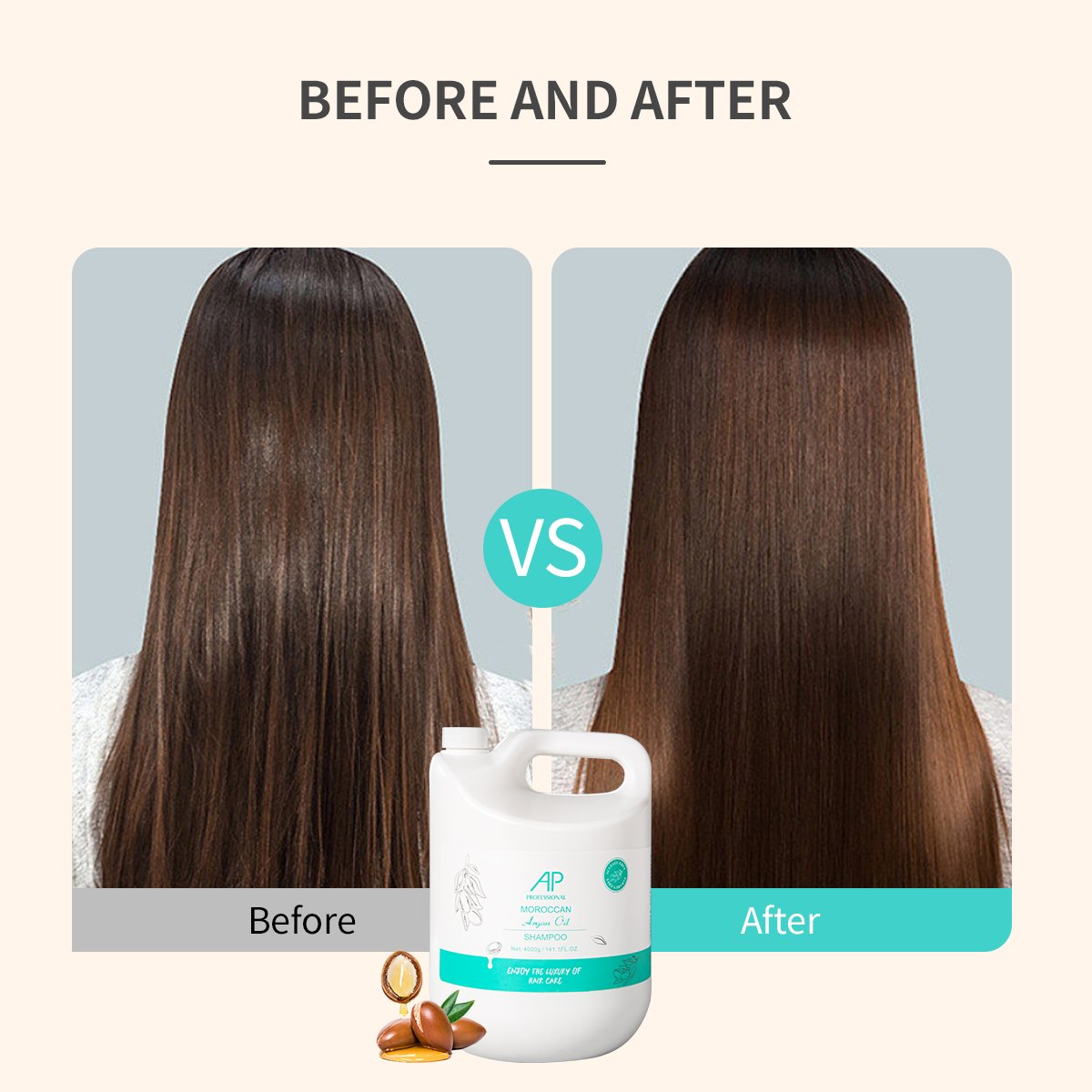Wholesale Salon hair shampoo in bulk sulfate free gallon bulk shampoo