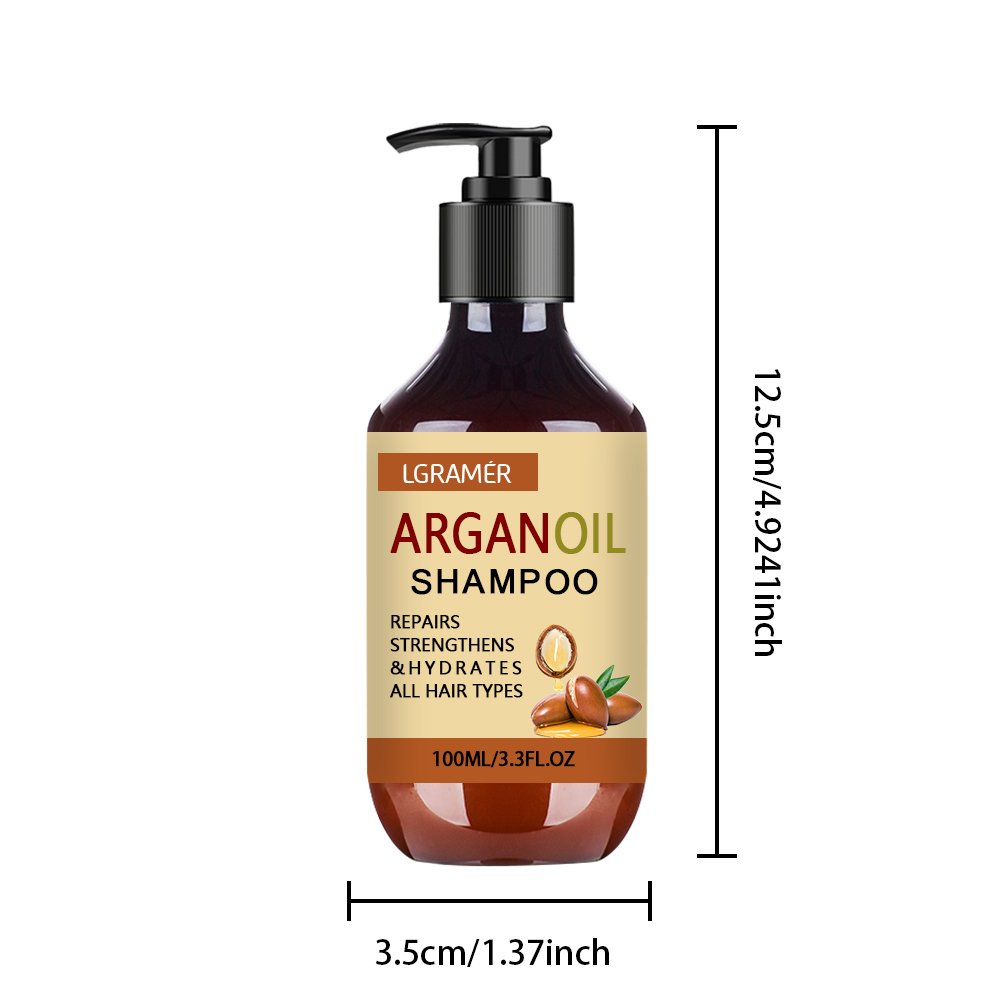Argan oil improves hair dryness provides long-lasting softness hair care shampoo