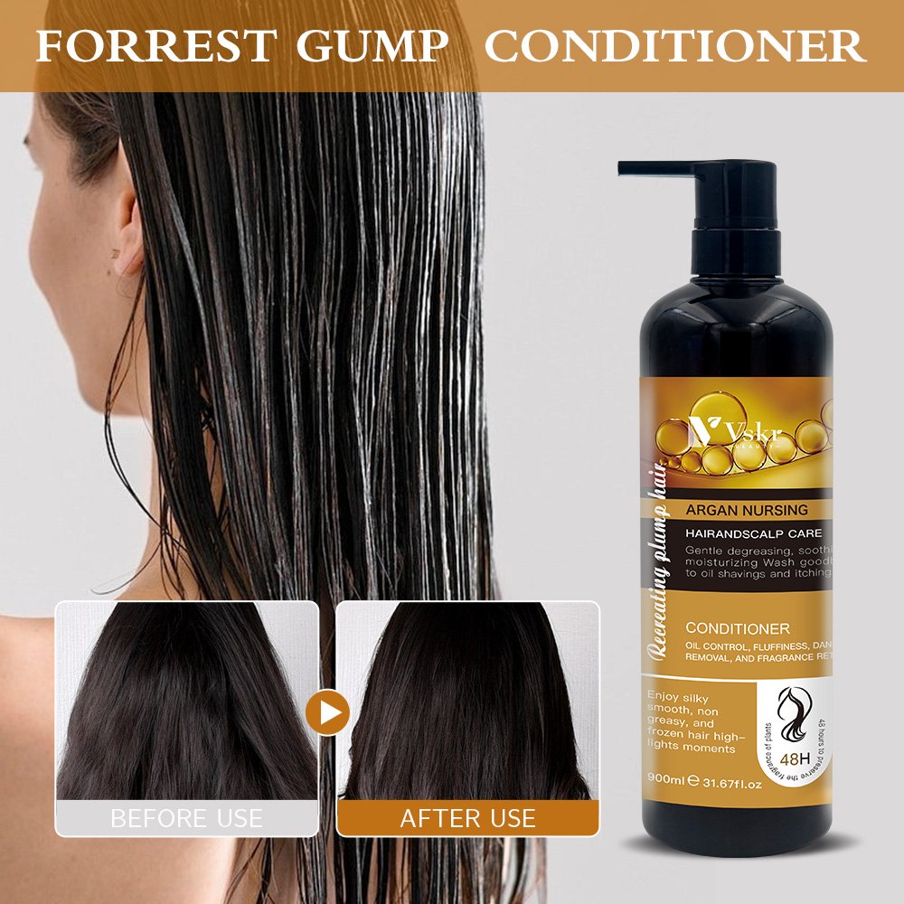 Custom LOGO Repair Hair Organic Argan Oil Salon Quality Shampoo Anti-dandruff Shampoo Set