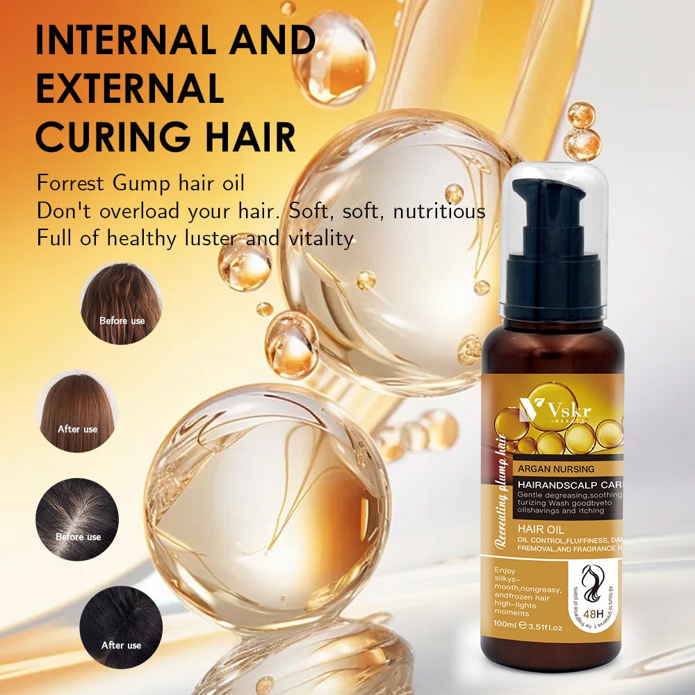 Custom LOGO Repair Hair Organic Argan Oil Salon Quality Shampoo Anti-dandruff Shampoo Set