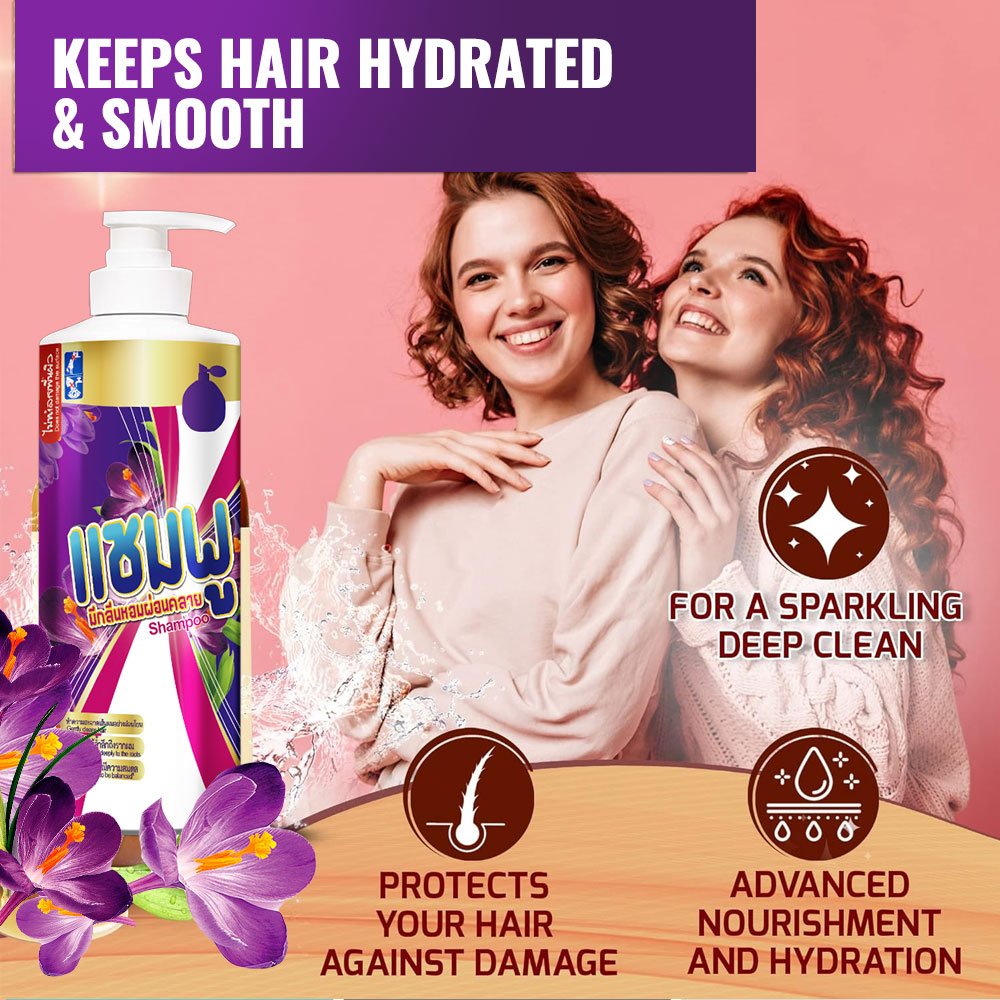 Best - Selling 1000ml Hair Shampoo with Essential Oil Formula Soft and Smooth Hair Formula