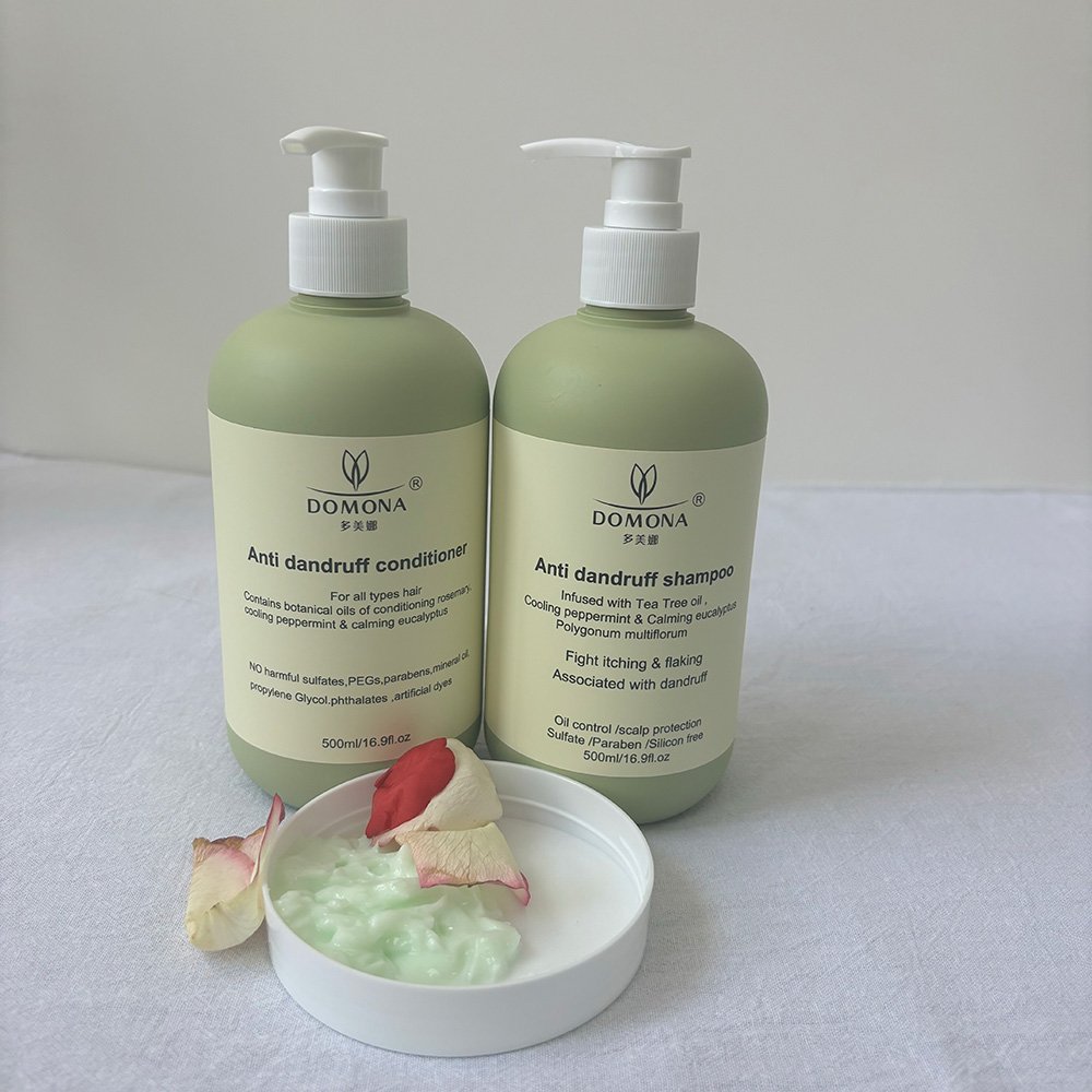Wholesale Natural Plant Best Sulphate Free Anti Dandruff Shampoo And Conditioner Set 500ml For Dry