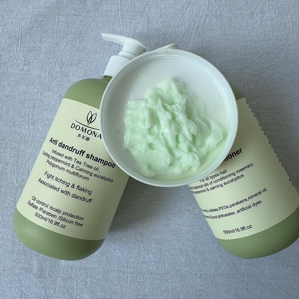Wholesale Natural Plant Best Sulphate Free Anti Dandruff Shampoo And Conditioner Set 500ml For Dry