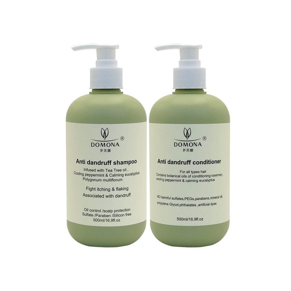 Wholesale Natural Plant Best Sulphate Free Anti Dandruff Shampoo And Conditioner Set 500ml For Dry