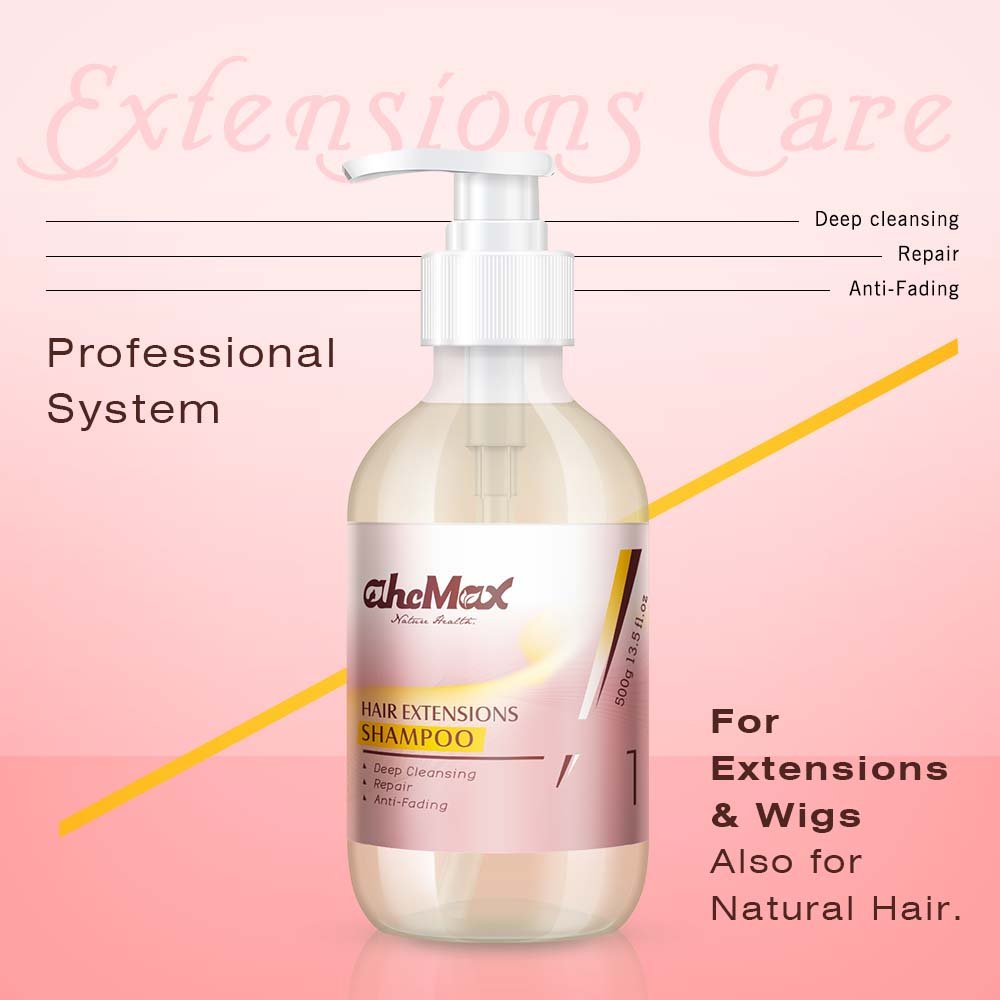 Professional Customized Label Synthetic Wig Shampoo And Conditioner Gentle On Scalp Wig Shampoo For Human Hair Wigs