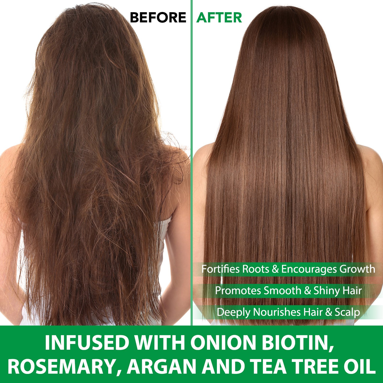 ALIVER Wholesale Organic Hair Growth Shampoo Anti Frizz Batana Oil Shampoo and Conditioner for Strengthening Repair Damaged Hair