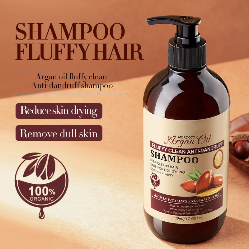 Oem/odm Manufacturer Top Care Own Brand Argan Oil Hair Clean Fluffy Refreshing Moisturizing Shampoo And Conditioner For Dry Hair